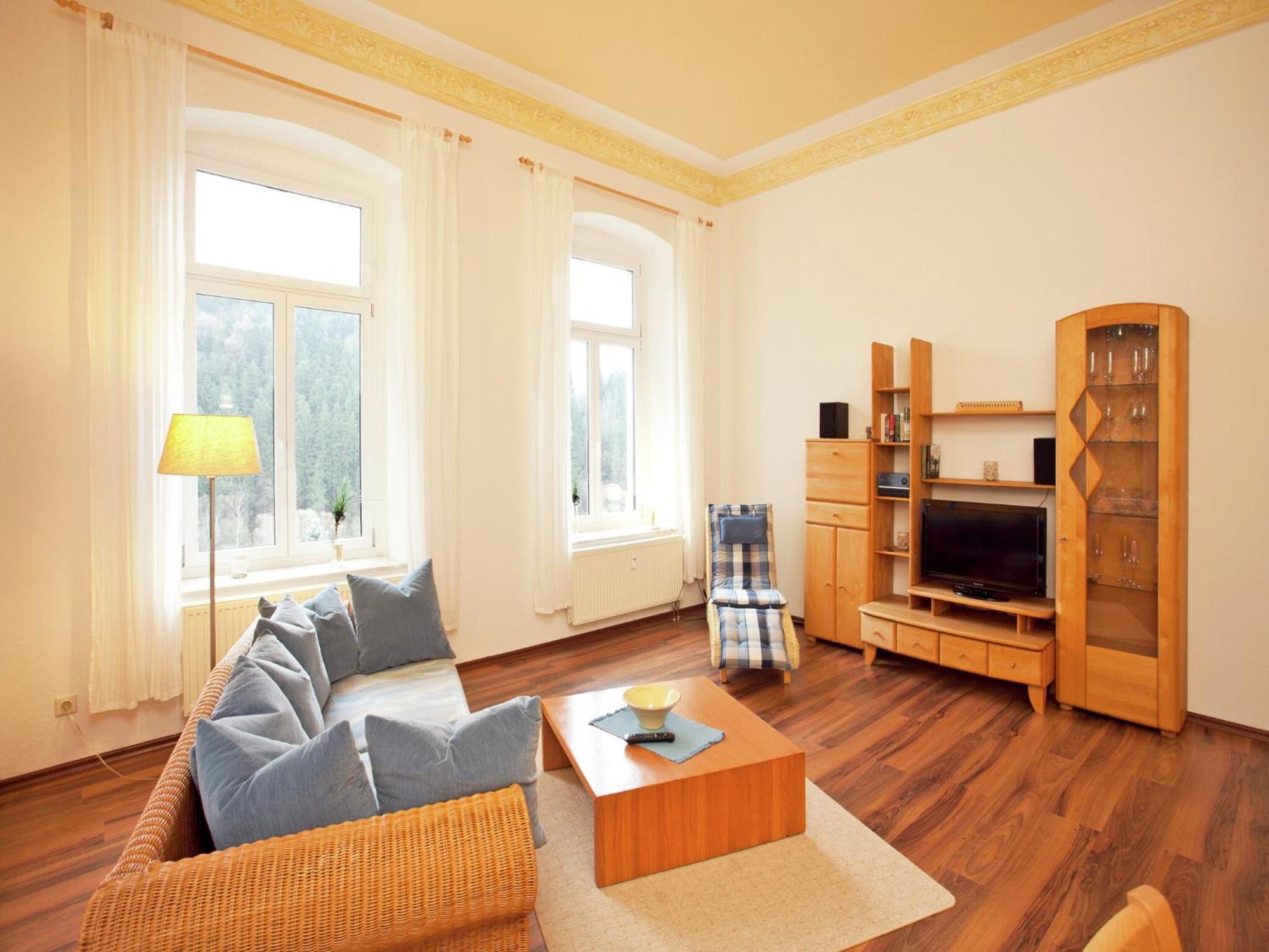 Alluring Villa In Grunhainichen Borstendorf With Garden Leubsdorf Экстерьер фото